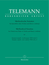 Telemann: Methodical Sonatas - Volume 4 (TWV 41:h3 and 41:c3)