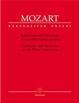 Mozart: Cadenzas and Lead-ins to the Piano Concertos