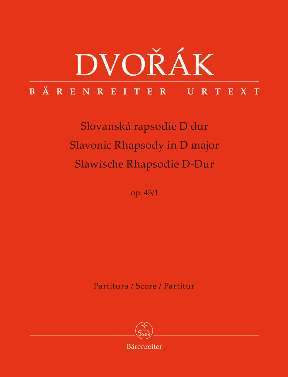 Dvořák: Slavonic Rhapsody in D Major, Op. 45, No. 1