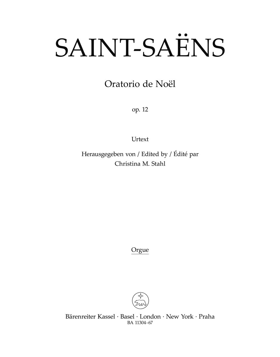 Saint-Saëns: Oratorio de Noël, Op. 12