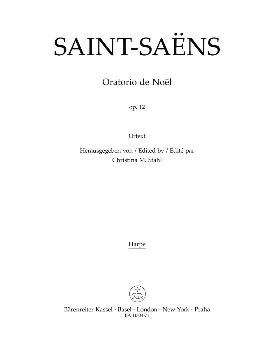 Saint-Saëns: Oratorio de Noël, Op. 12