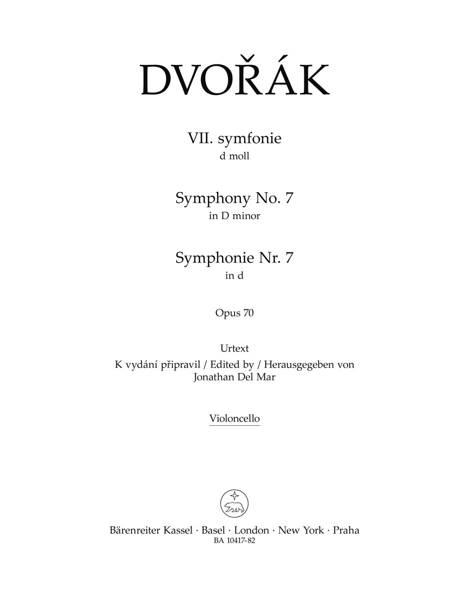 Dvořák: Symphony No. 7 in D Minor, Op. 70