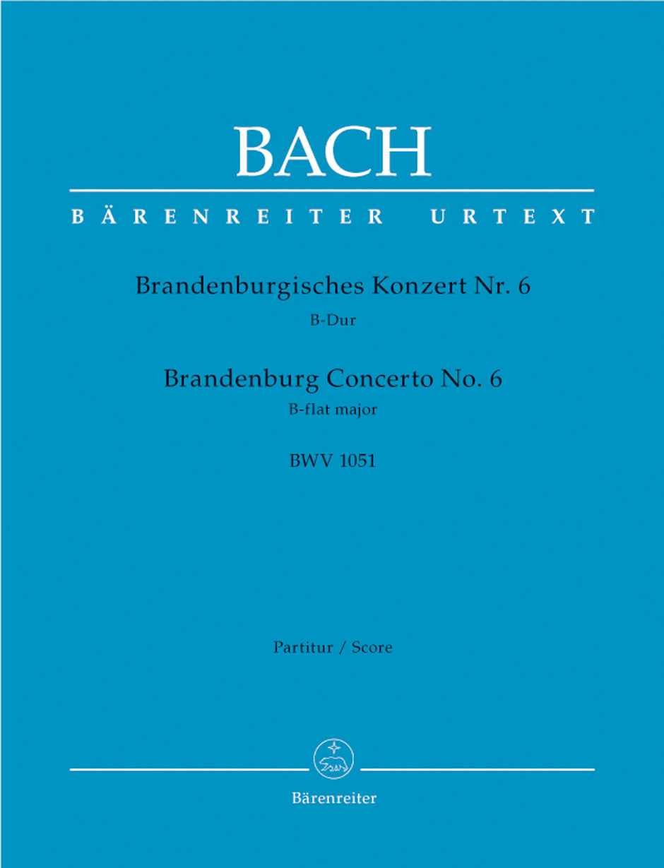 Bach: Brandenburg Concerto No. 6 in B-flat Major, BWV 1051