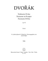 Dvořák: Nocturne in B Major, B. 47, Op. 40