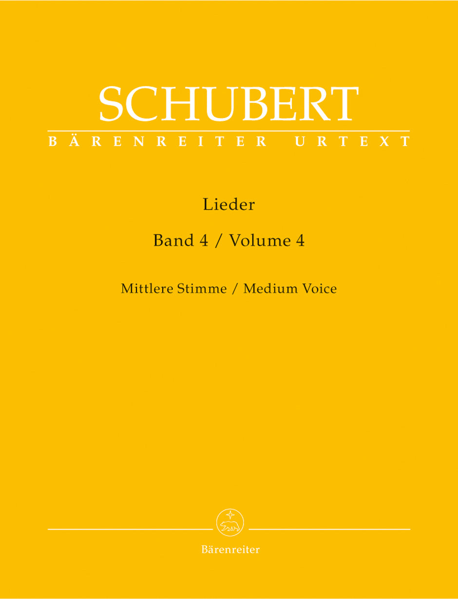 Schubert: Lieder - Volume 4