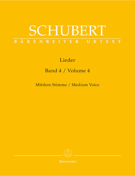 Schubert: Lieder - Volume 4