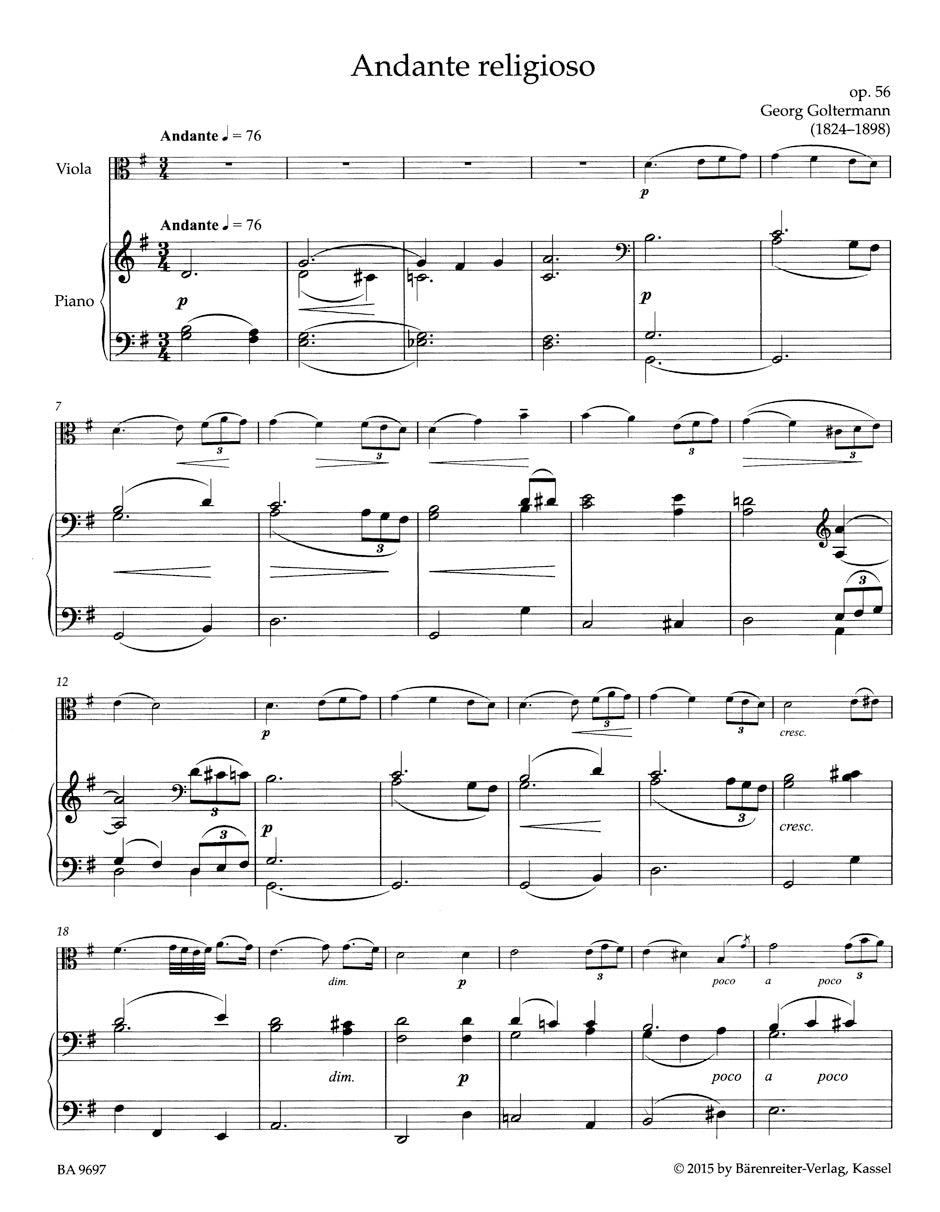 Concert Pieces for Viola and Piano