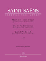 Saint-Saëns: String Quartet No. 1 in E Minor, Op. 112