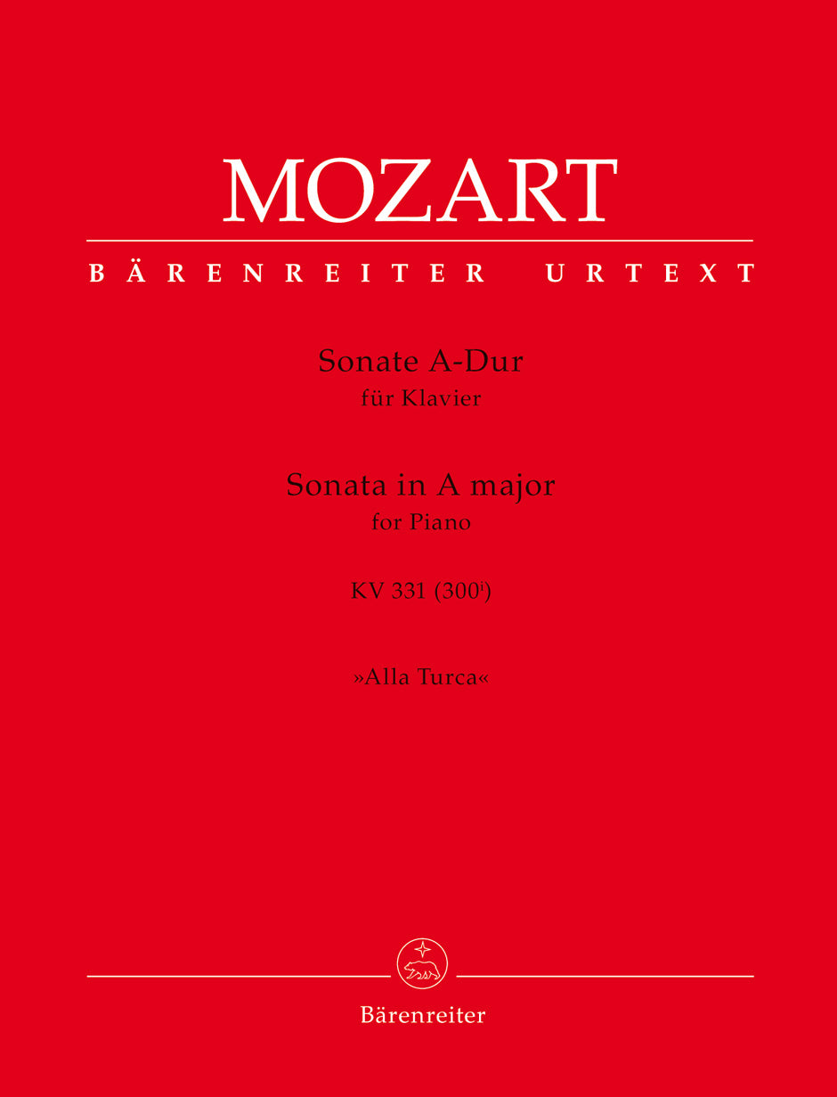 Mozart: Piano Sonata in A Major, K. 331 (300i)