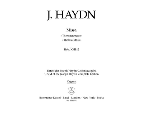 Haydn: Missa in B-flat Major, Hob. XXII:12