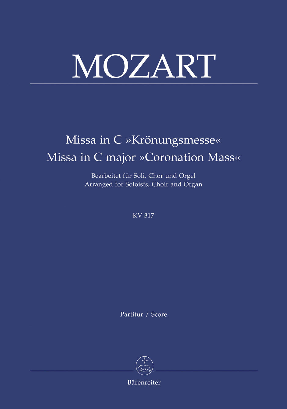 Mozart: Missa in C Major, K. 317 (arr. for soloists, choir and organ)