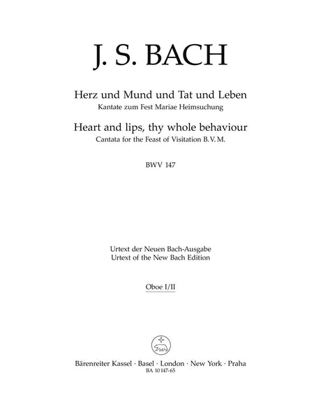 Bach: Herz und Mund und Tat und Leben, BWV 147