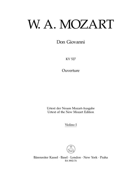 Mozart: Overture to Don Giovanni, K. 527