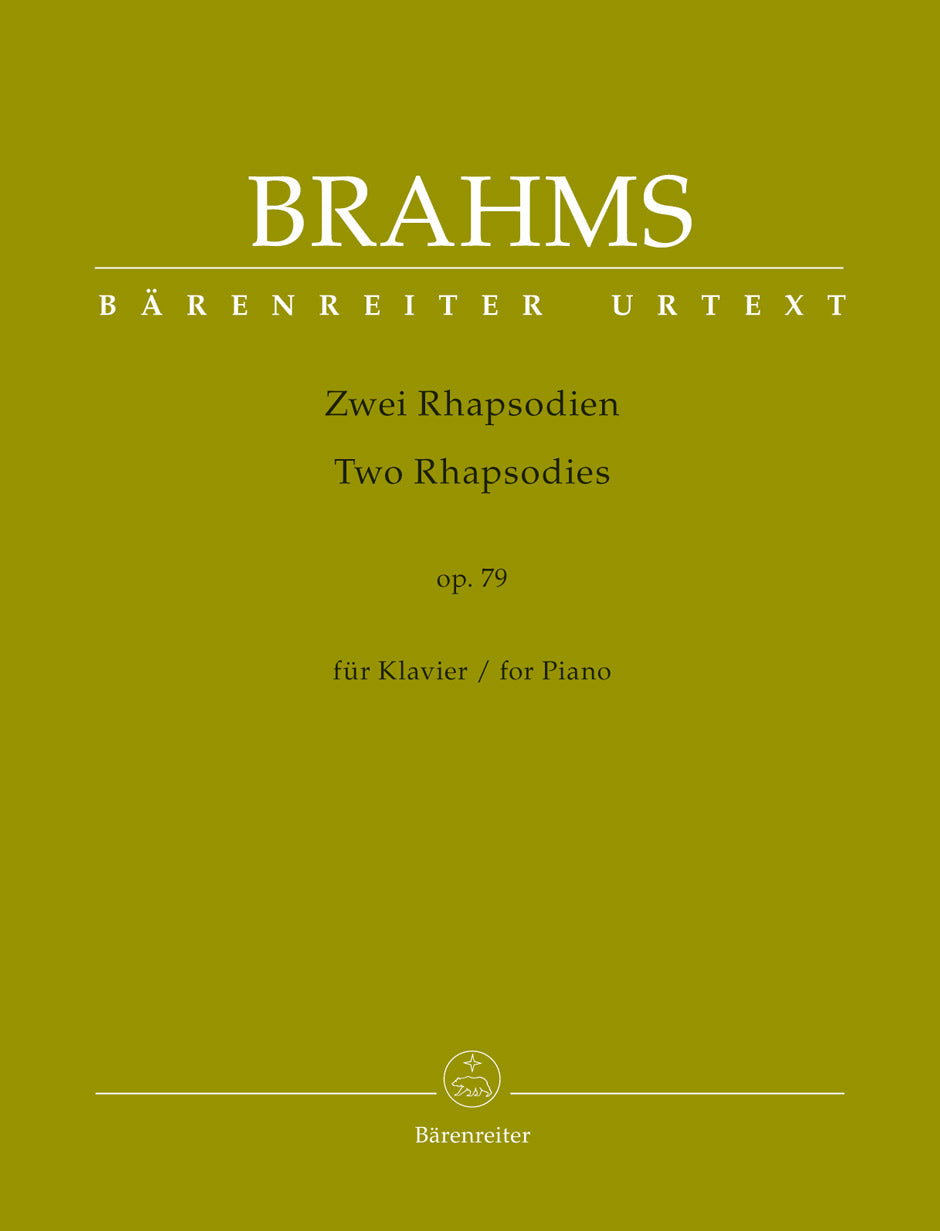 Brahms: Two Rhapsodies, Op. 79