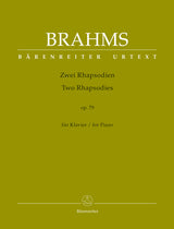 Brahms: Two Rhapsodies, Op. 79