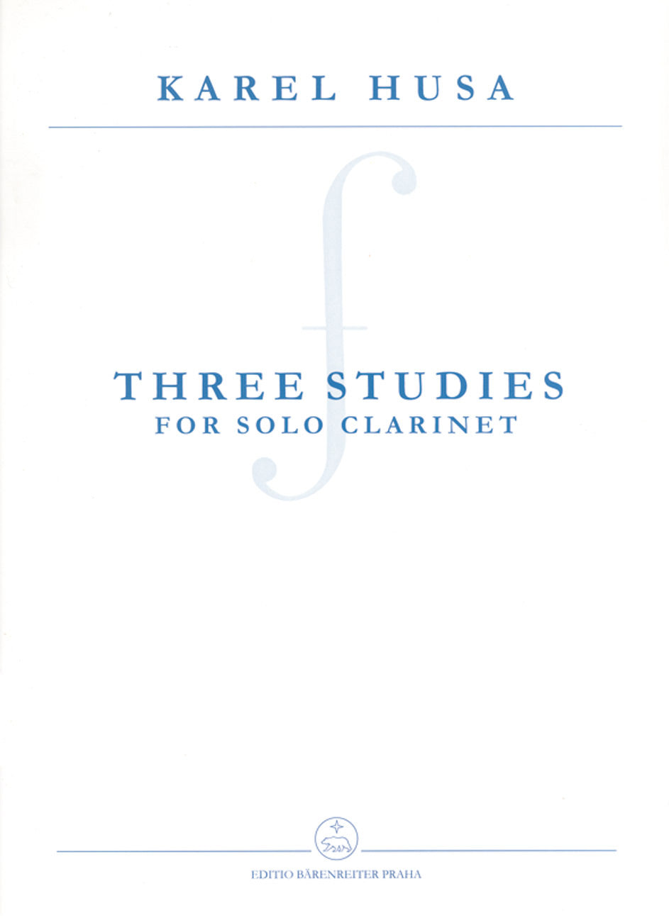 Husa: Three Studies for Solo Clarinet