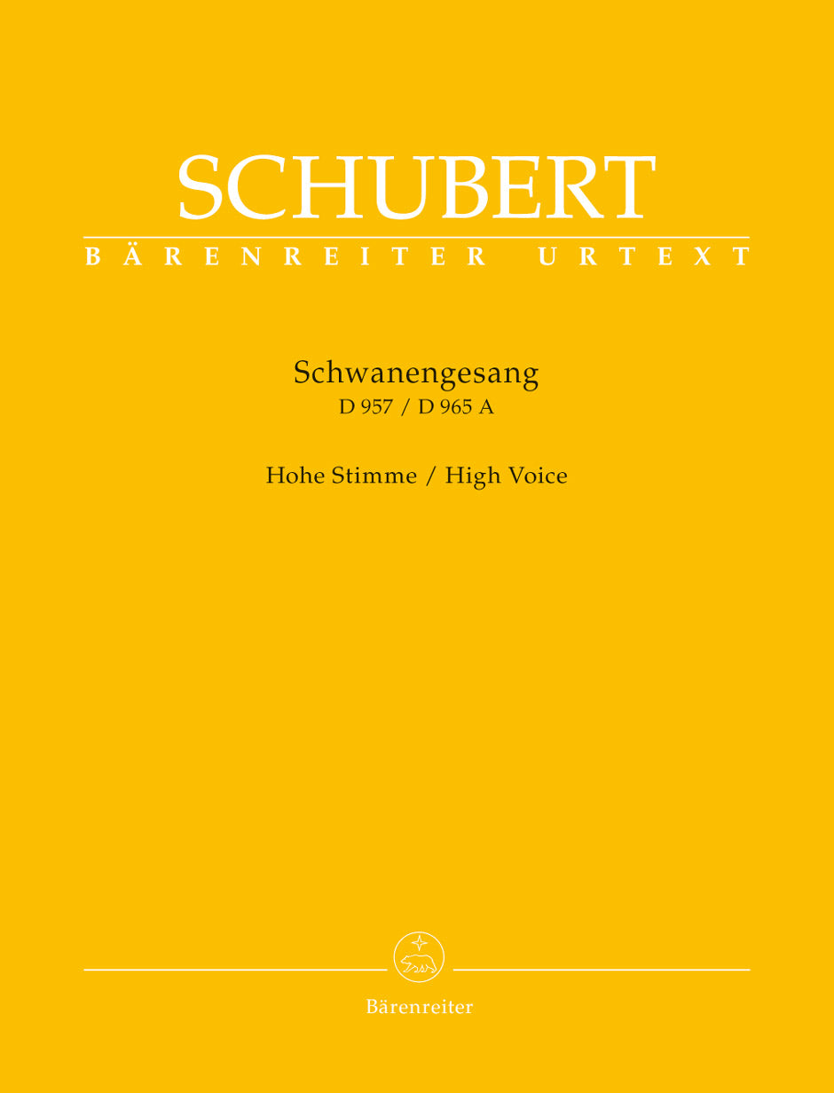 Schubert: Schwanengesang, D 957