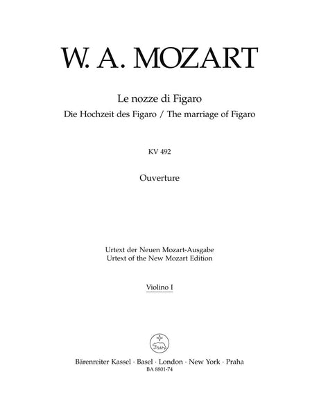 Mozart: Overture to The Marriage of Figaro, K. 492