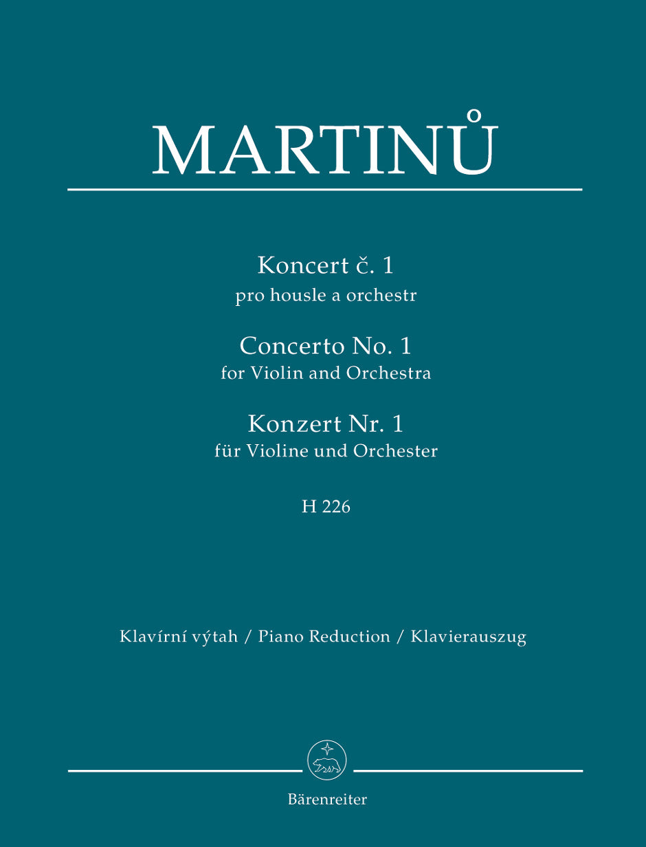 Martinů: Violin Concerto No. 1, H 226