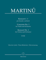 Martinů: Violin Concerto No. 1, H 226