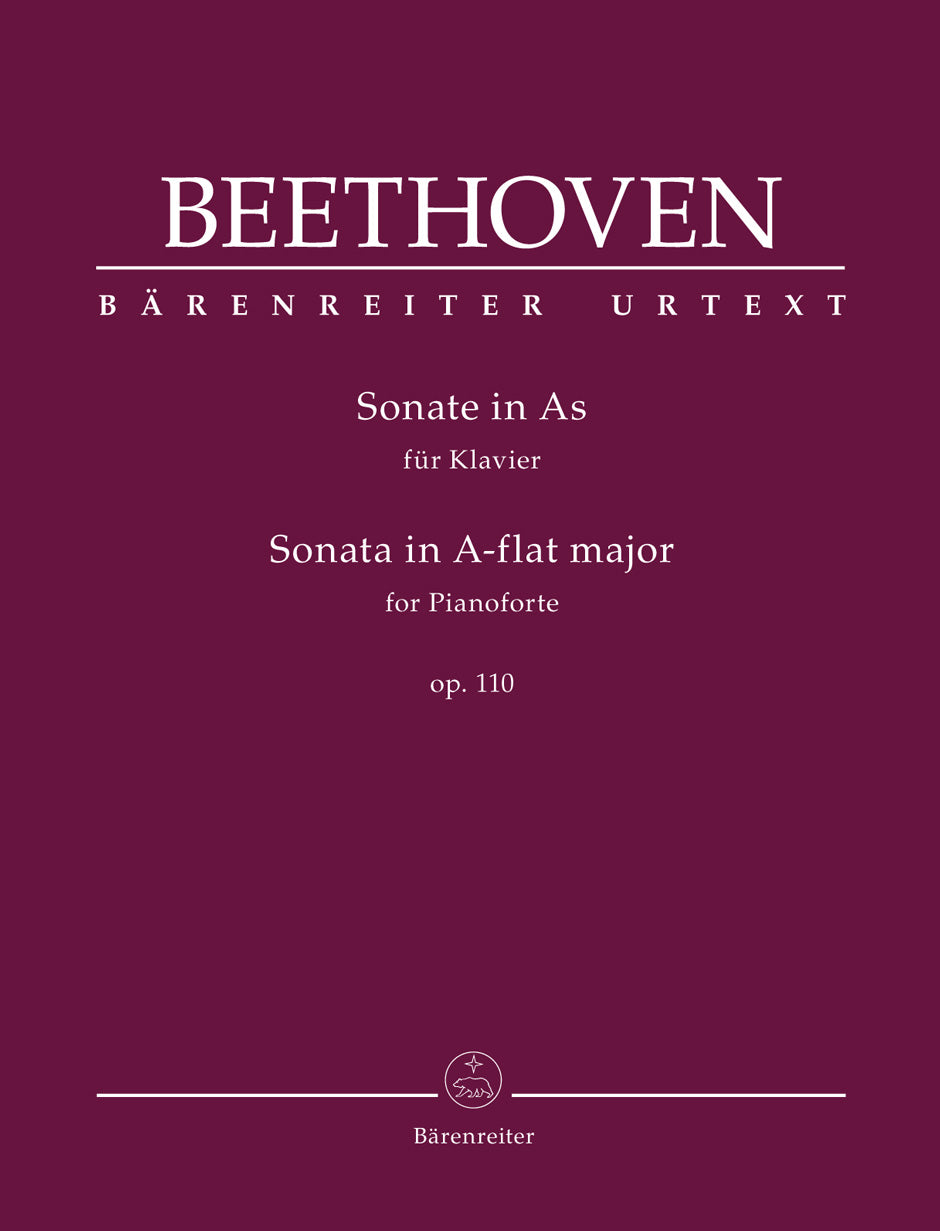 Beethoven: Piano Sonata No. 31 in A-flat Major, Op. 110