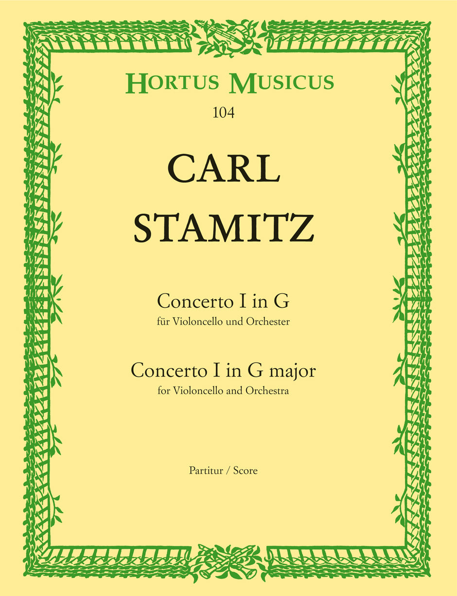 Stamitz: Cello Concerto No. 1 in G Major