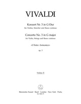 Vivaldi: Violin Concerto No. 3, RV 310