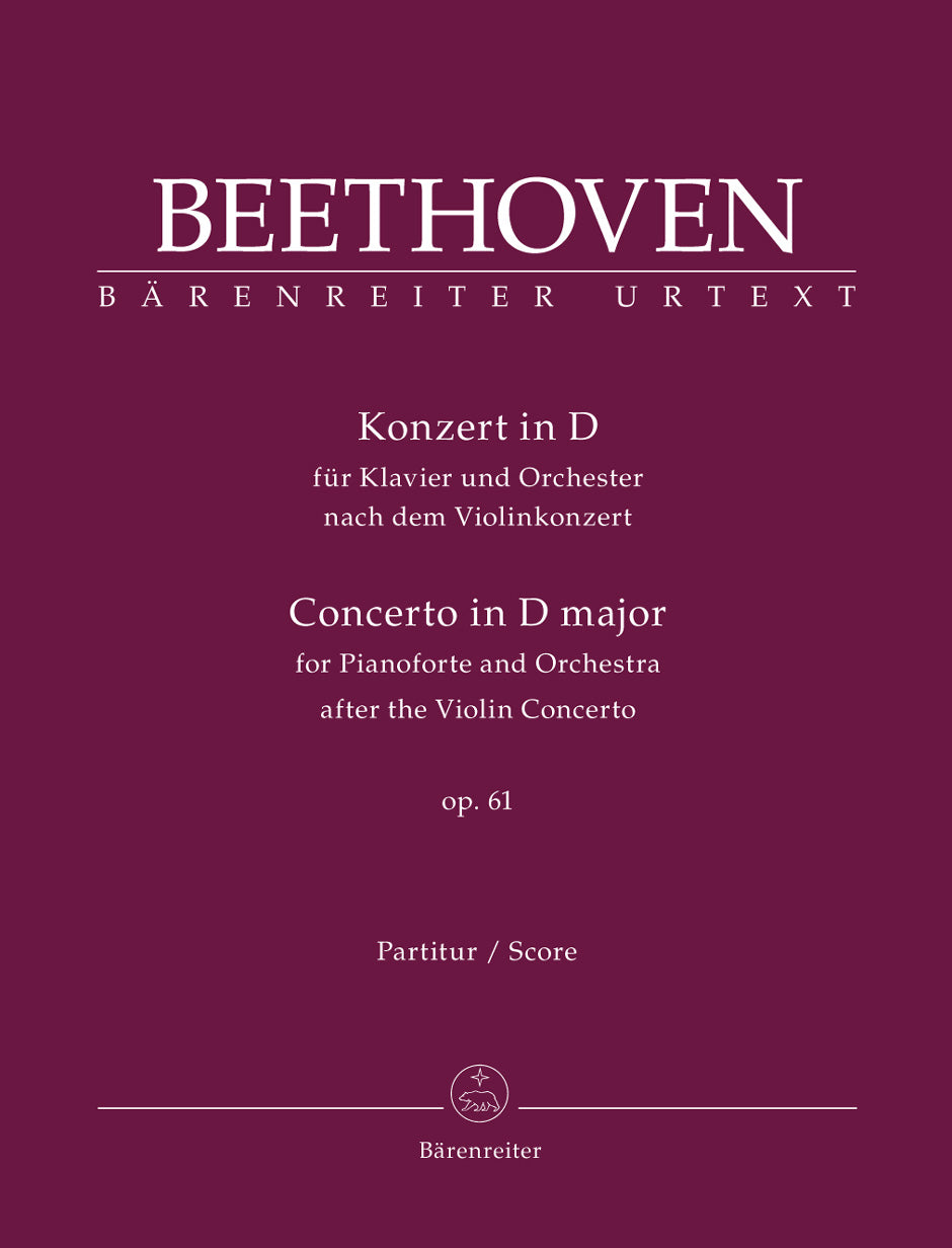 Beethoven: Piano Concerto, Op. 61a