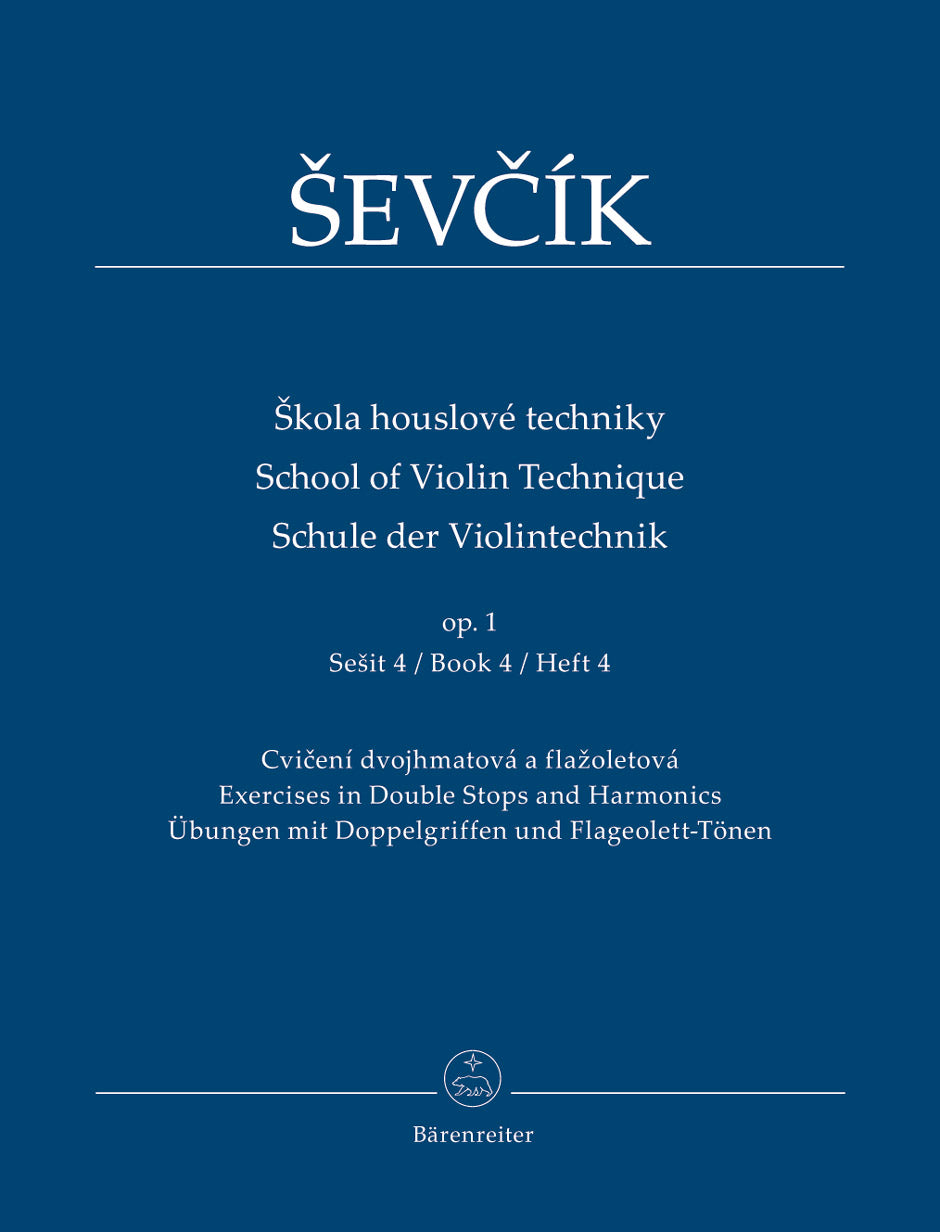 Ševčík: School of Violin Technique, Op. 1 - Book 4