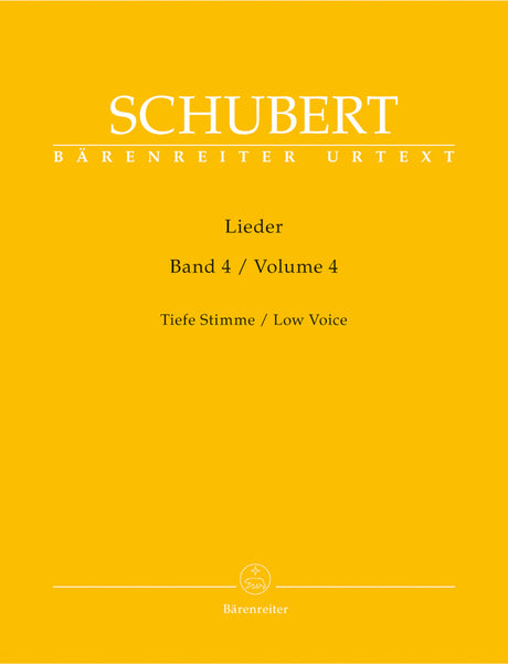 Schubert: Lieder - Volume 4