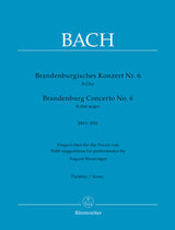 Bach: Brandenburg Concerto No. 6 in B-flat Major, BWV 1051 (with performance markings)