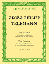 Telemann: 4 Sonatas for Treble Recorder