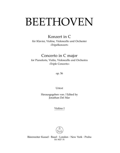 Beethoven: Triple Concerto in C Major, Op. 56