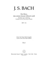 Bach: Ein Herz, das seinen Jesum lebend weiß, BWV 134