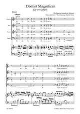 Mozart: Dixit et Magnificat, K. 193 (186g)