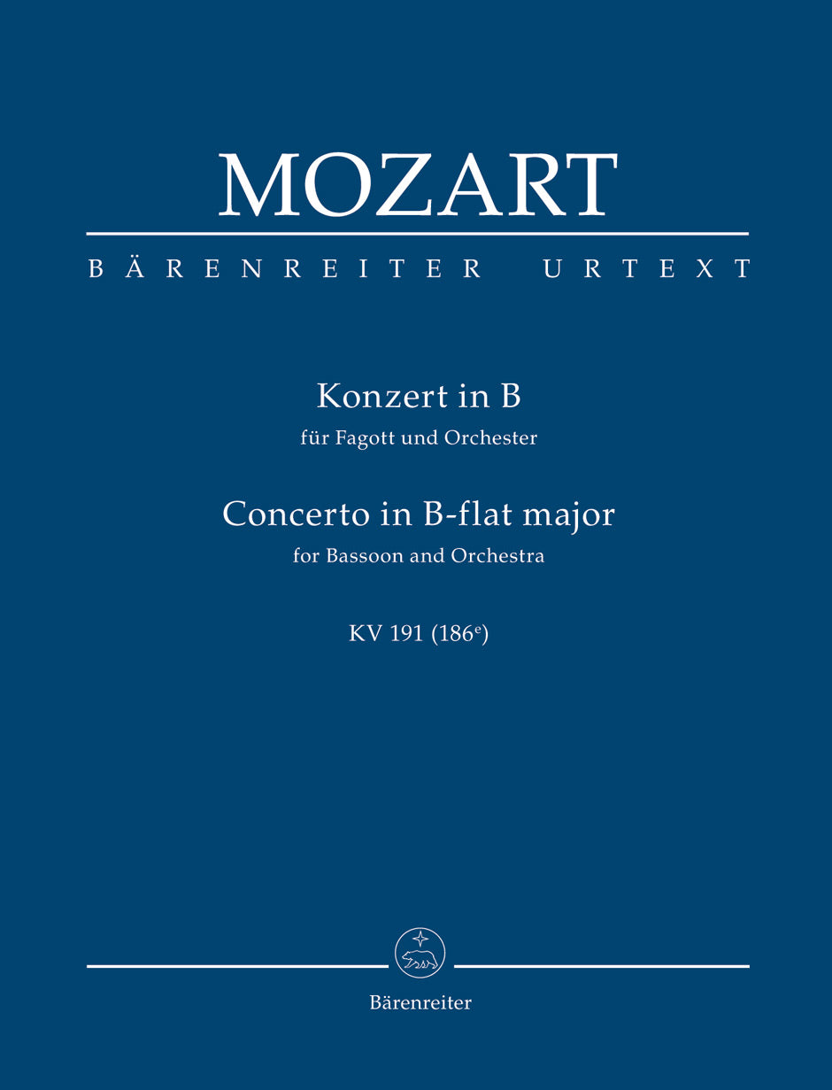 Mozart: Bassoon Concerto in B-flat Major, K. 191 (186e)