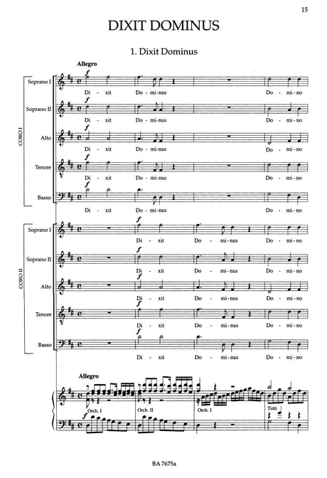 Pergolesi: Vespro della Beata Vergine / Vespers