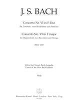 Bach: Harpsichord Concerto No. 6 in F Major, BWV 1057