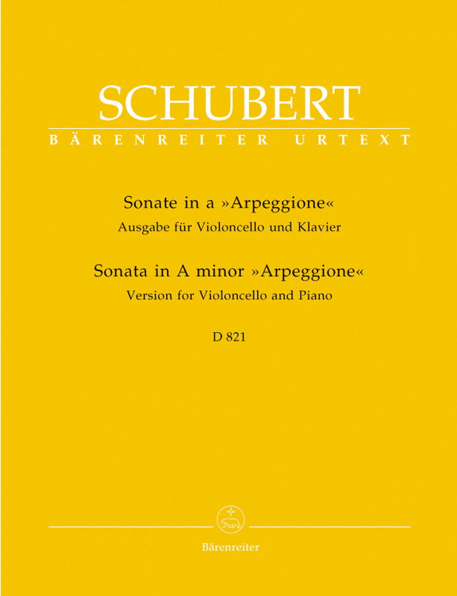 Schubert: Arpeggione Sonata, D 821 (arr. for cello)