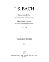 Bach: Violin Concerto in E Major, BWV 1042