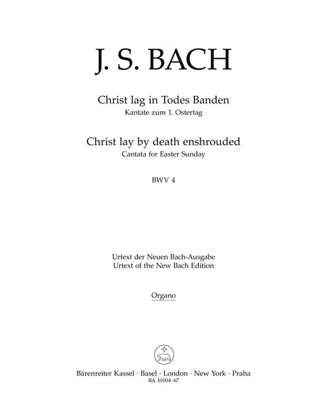 Bach: Christ lag in Todes Banden, BWV 4