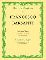 Barsanti: Recorder Sonata in C Major