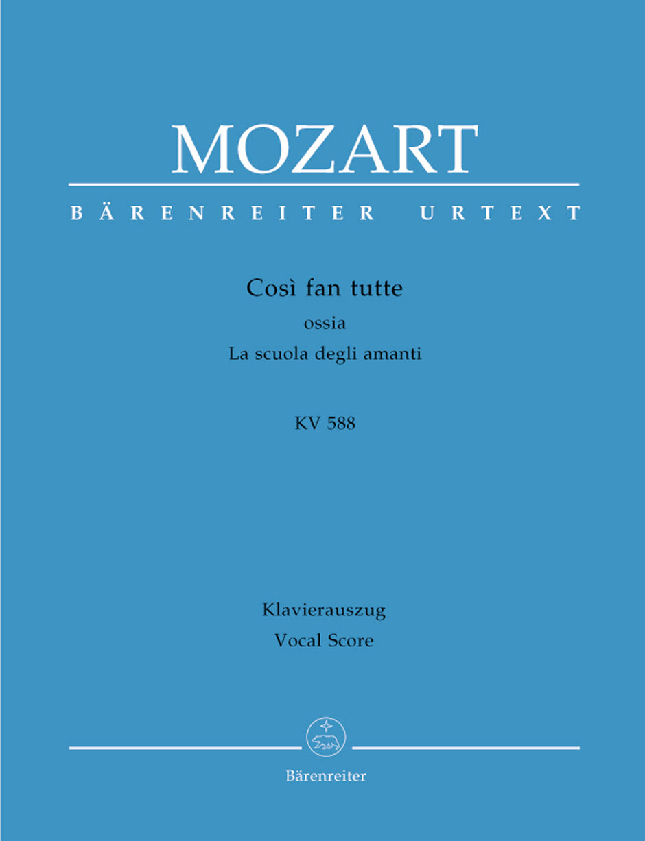 Mozart: Così fan tutte, K. 588