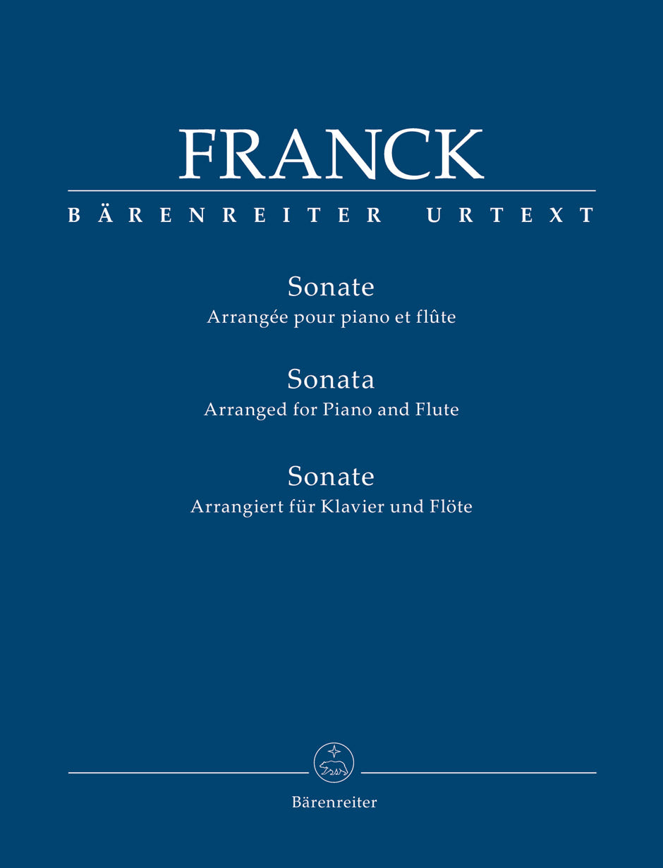 Franck: Sonata in A Major, FWV 8 (arr. for flute & piano)