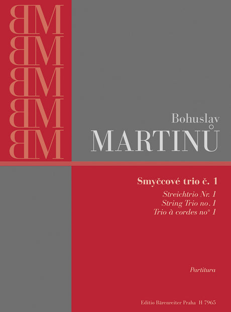 Martinů: String Trio No. 1