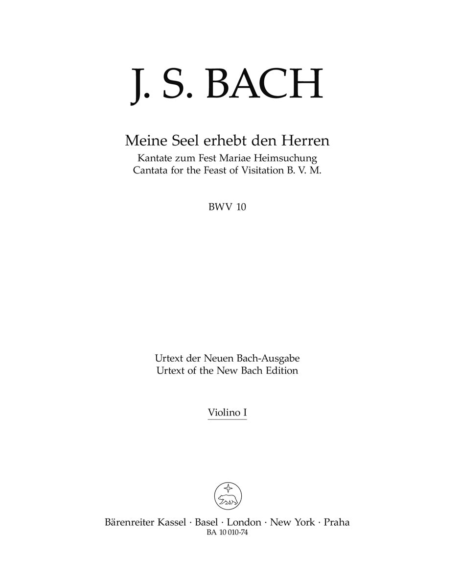 Bach: Meine Seel erhebt den Herren, BWV 10