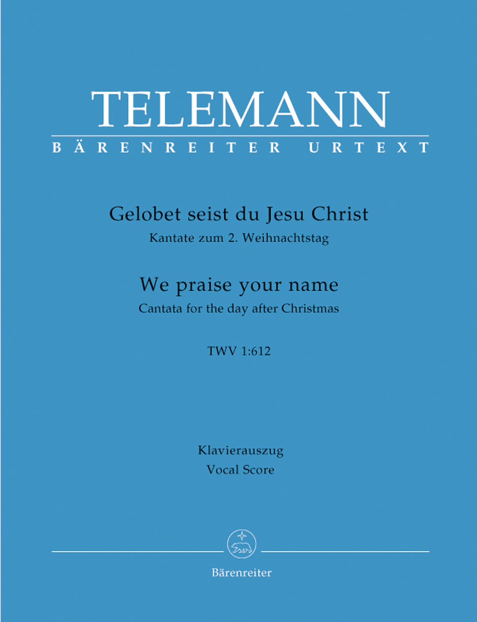 Telemann: Gelobet seist du Jesu Christ, TWV 1:612