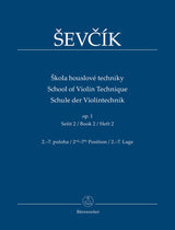 Ševčík: School of Violin Technique, Op. 1 - Book 2 (2nd-7th Positions)