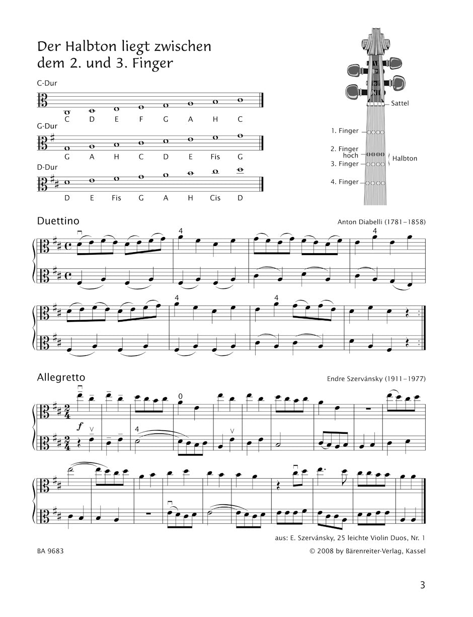 Saßmannshaus: Früher Anfang auf der Bratsche - Volume 3