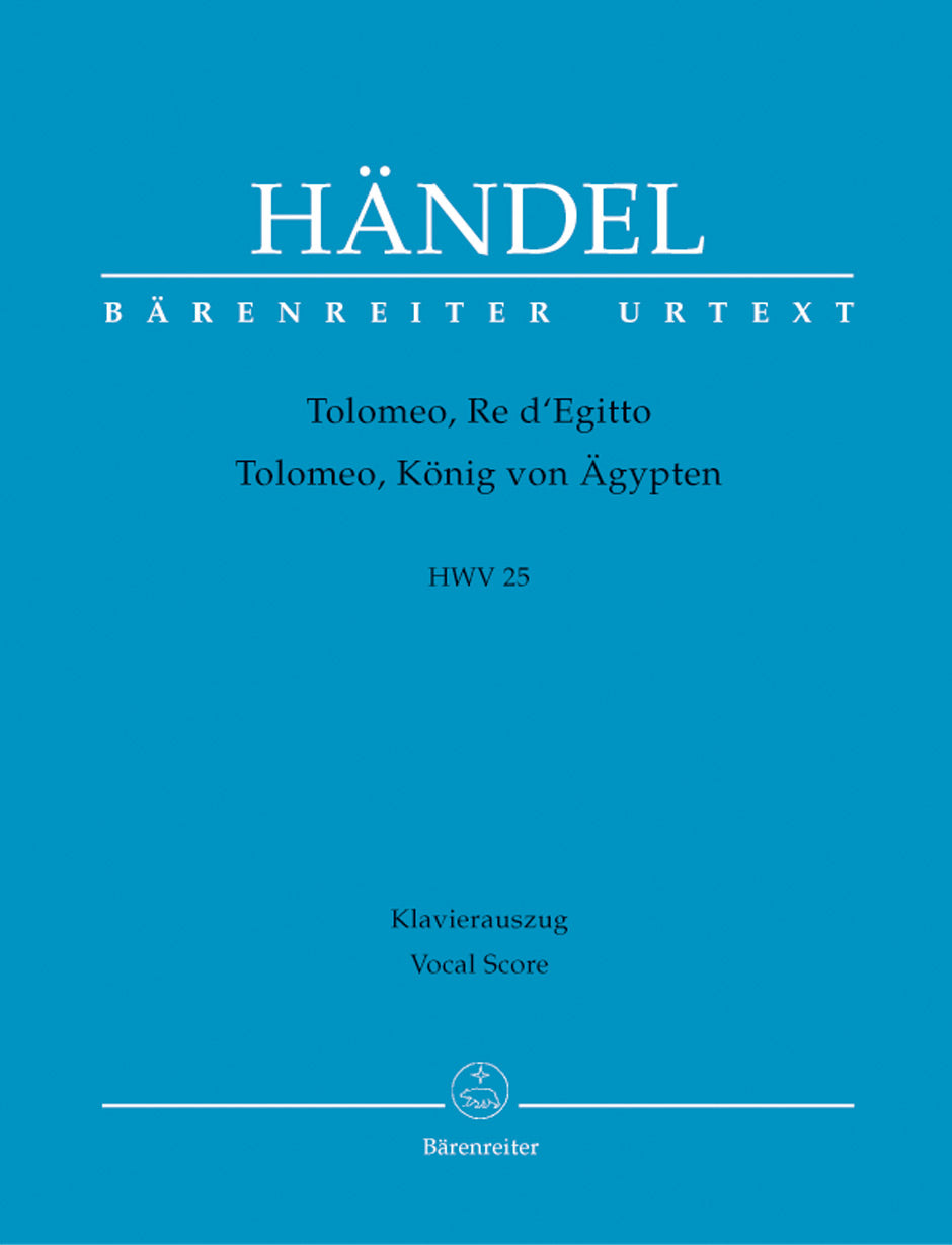 Handel: Tolomeo, Re d'Egitto, HWV 25